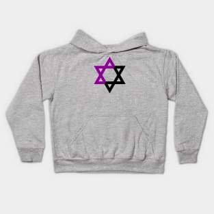 Anarchafeminist Magen David Kids Hoodie